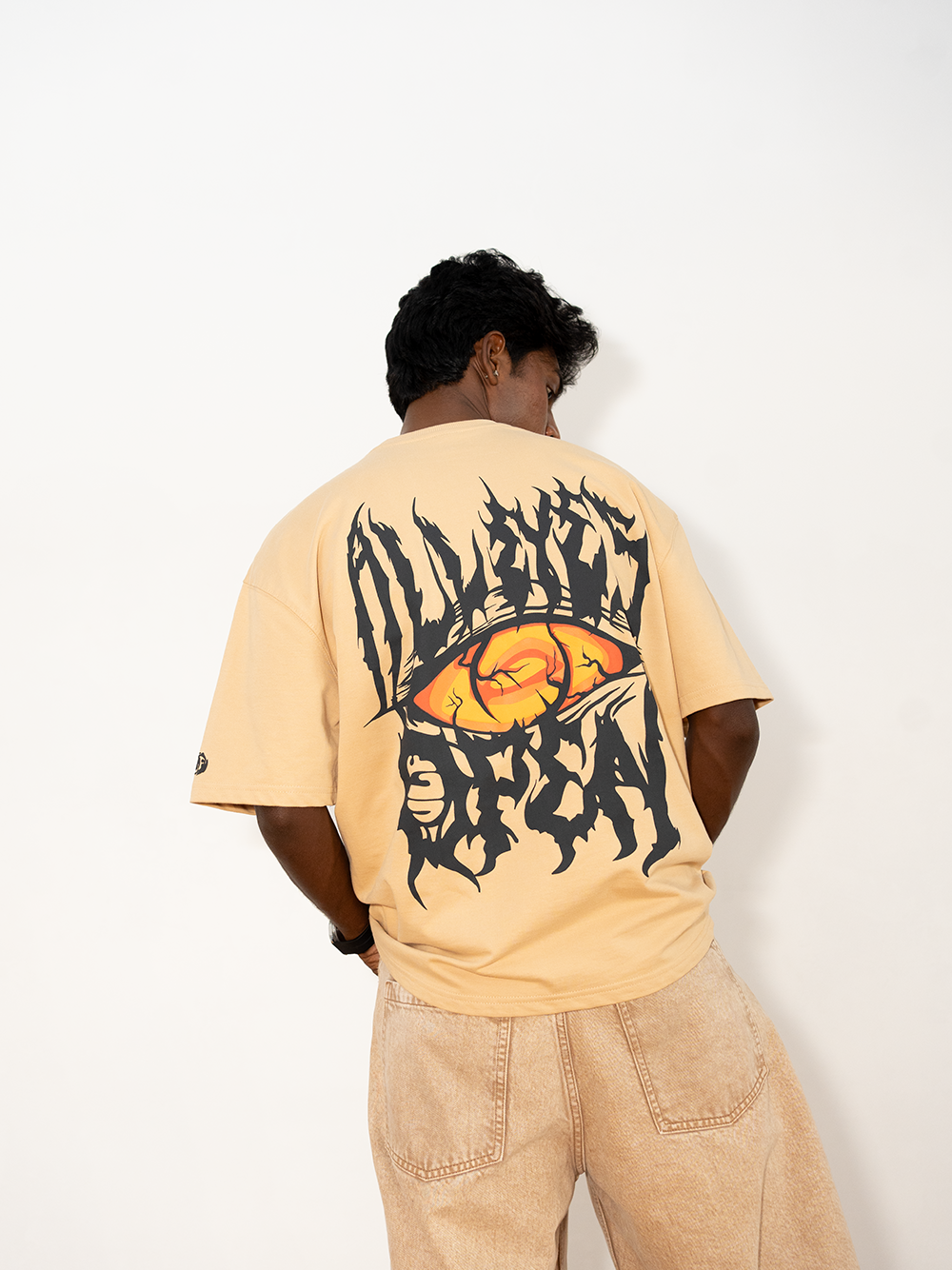 All Eyes Open Oversized Tee