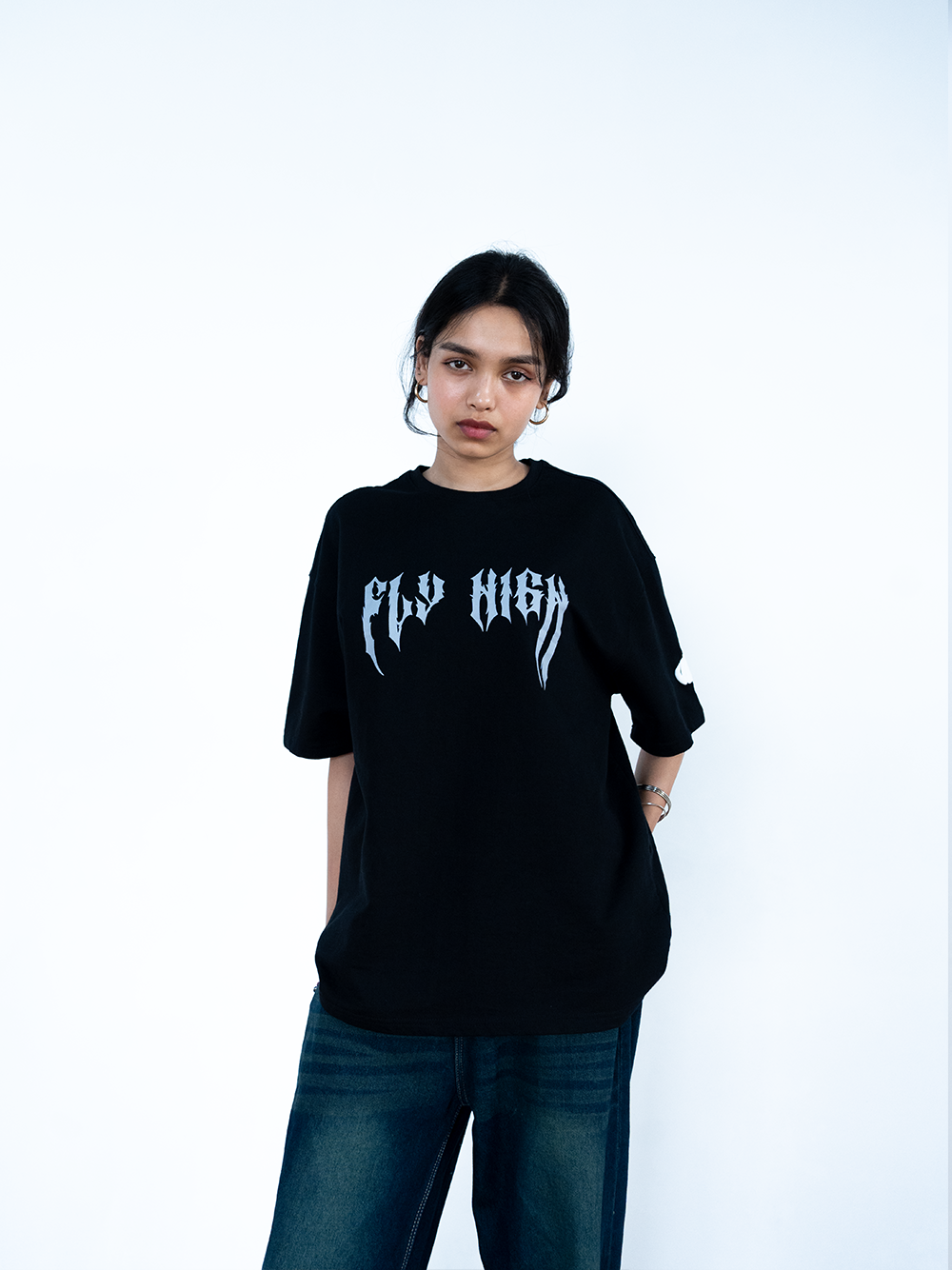 Fly High Oversized Boxy Fit Tee