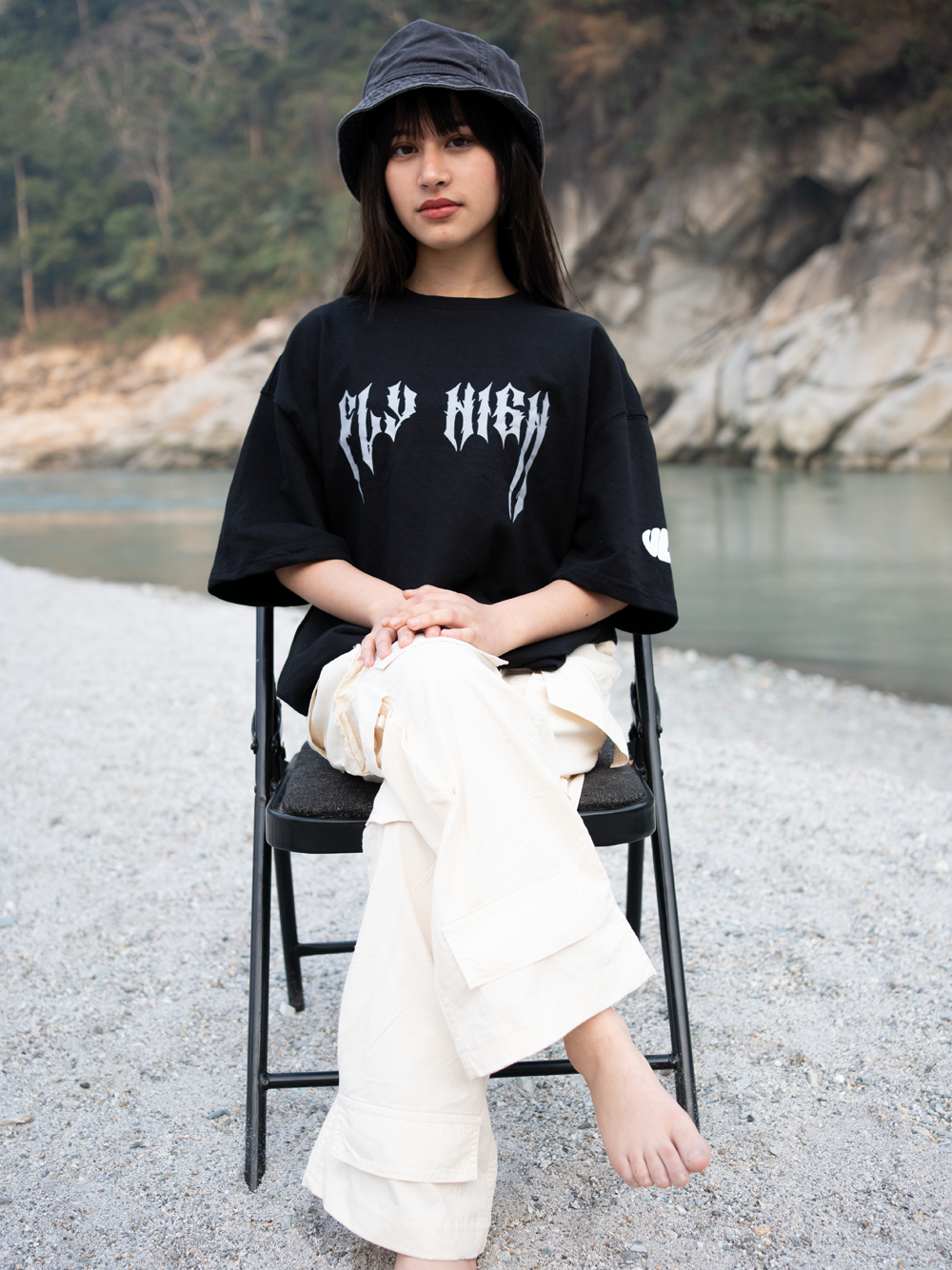Fly High Oversized Boxy Fit Tee